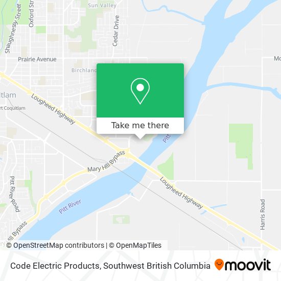 Code Electric Products map