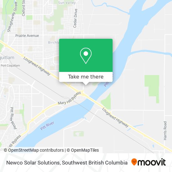 Newco Solar Solutions map