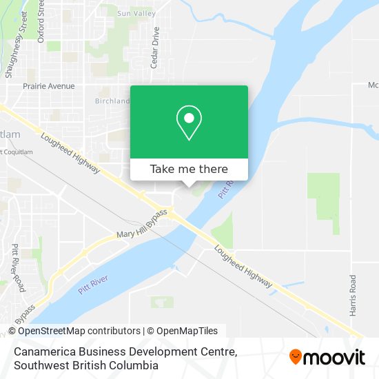 Canamerica Business Development Centre map