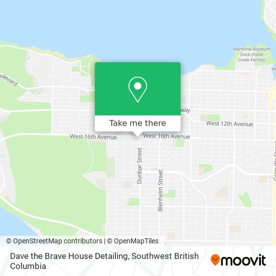 Dave the Brave House Detailing map