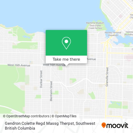 Gendron Colette Regd Massg Therpst map
