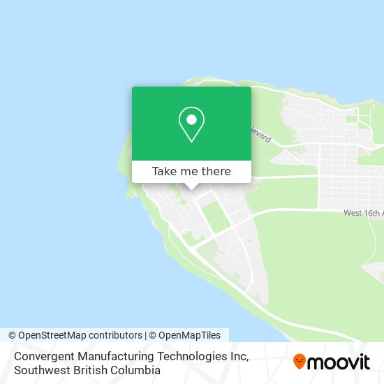 Convergent Manufacturing Technologies Inc map