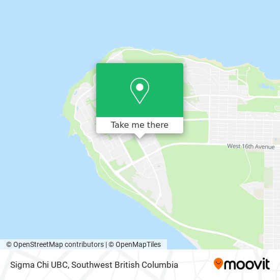 Sigma Chi UBC map