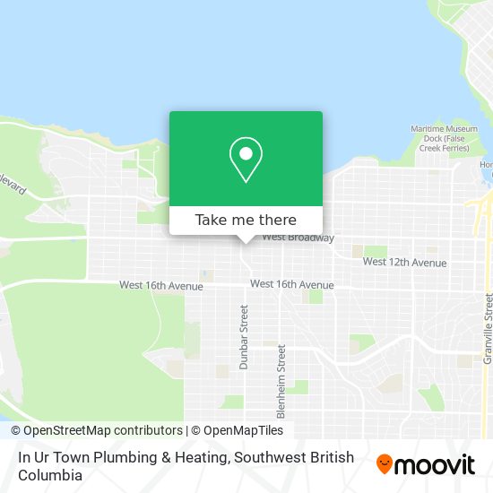 In Ur Town Plumbing & Heating map