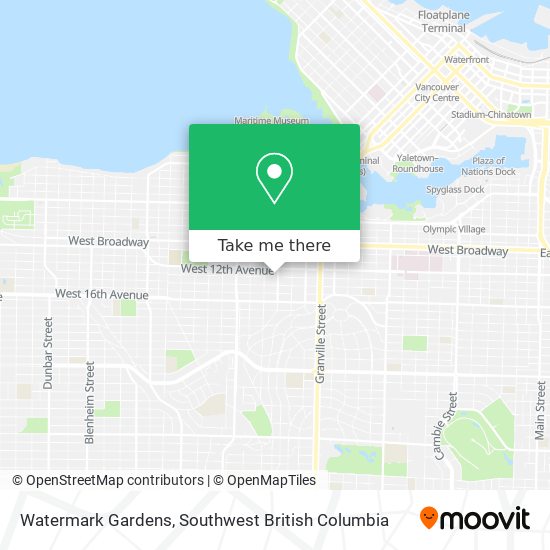 Watermark Gardens map