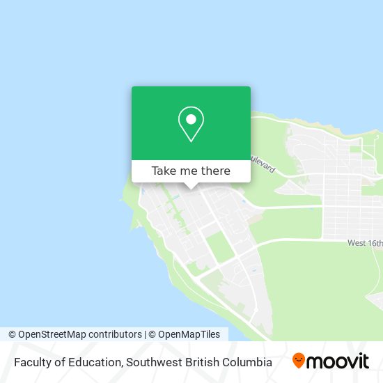 Faculty of Education map