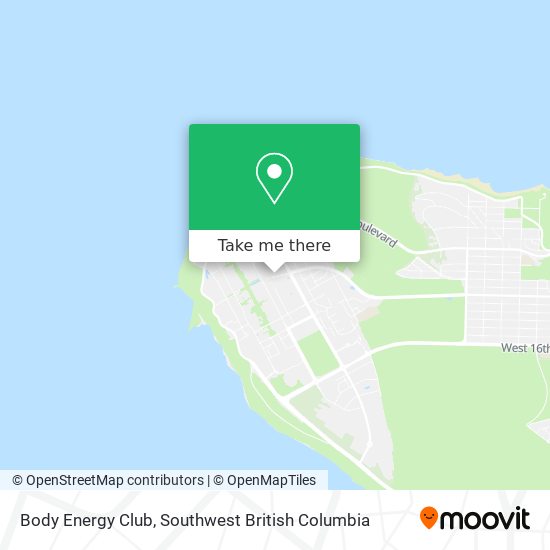 Body Energy Club map