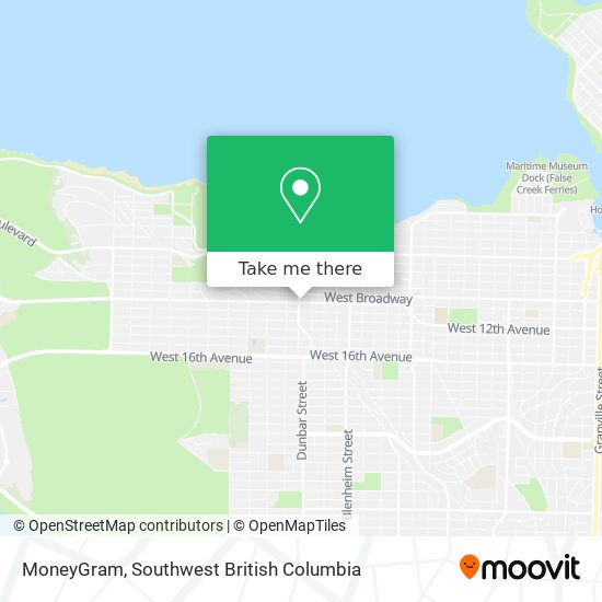 MoneyGram map