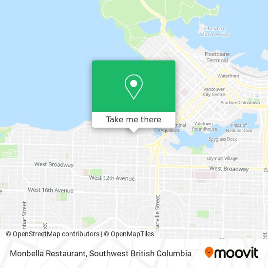 Monbella Restaurant map