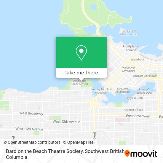 Bard on the Beach Theatre Society plan