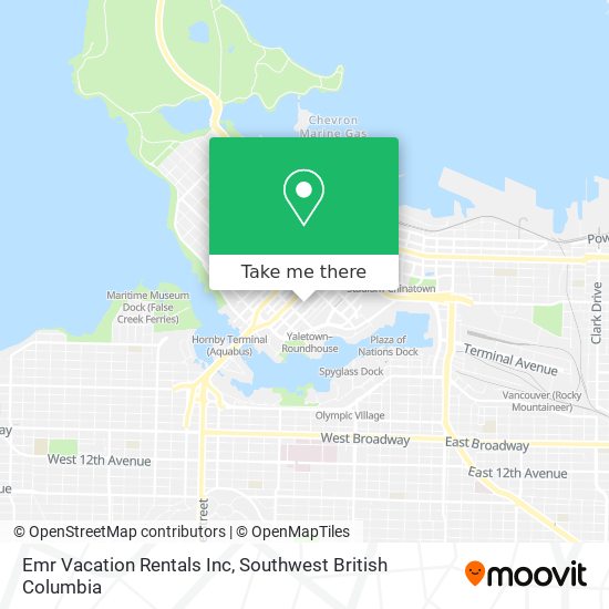 Emr Vacation Rentals Inc map