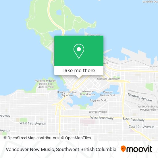 Vancouver New Music plan