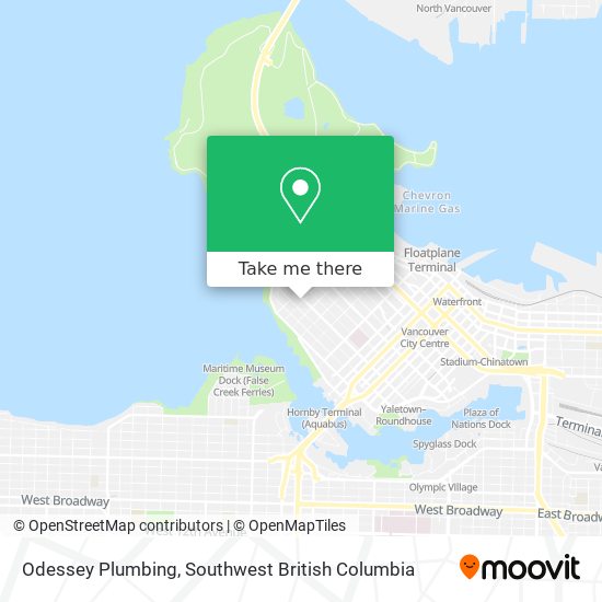 Odessey Plumbing map