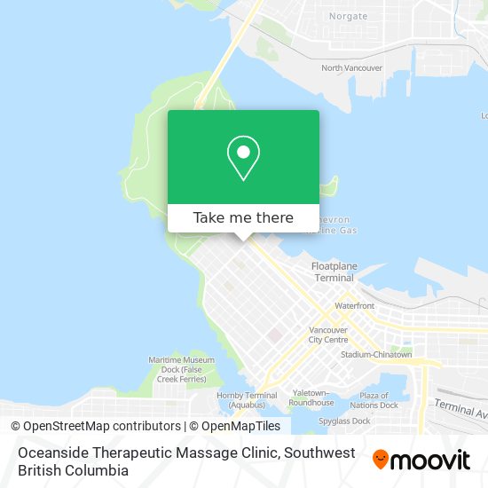 Oceanside Therapeutic Massage Clinic map