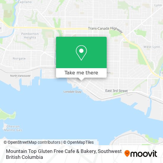 Mountain Top Gluten Free Cafe & Bakery plan