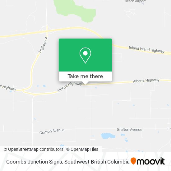 Coombs Junction Signs map