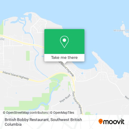 British Bobby Restaurant map