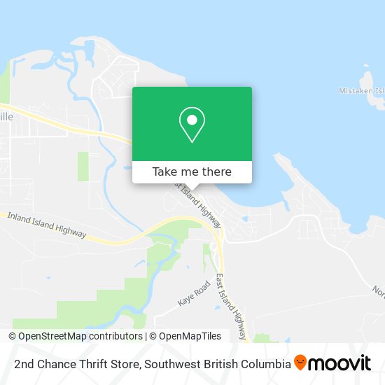 2nd Chance Thrift Store map
