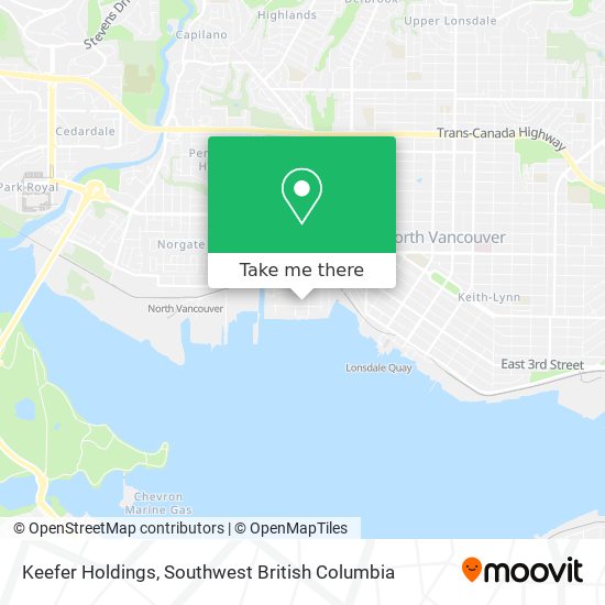 Keefer Holdings map
