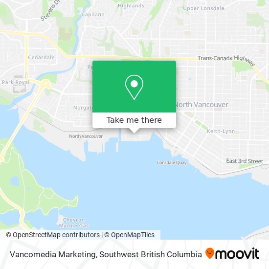 Vancomedia Marketing map