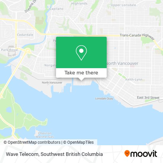 Wave Telecom map