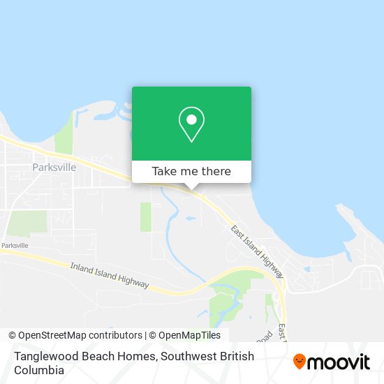 Tanglewood Beach Homes map