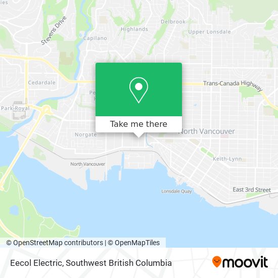 Eecol Electric map