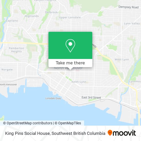King Pins Social House map