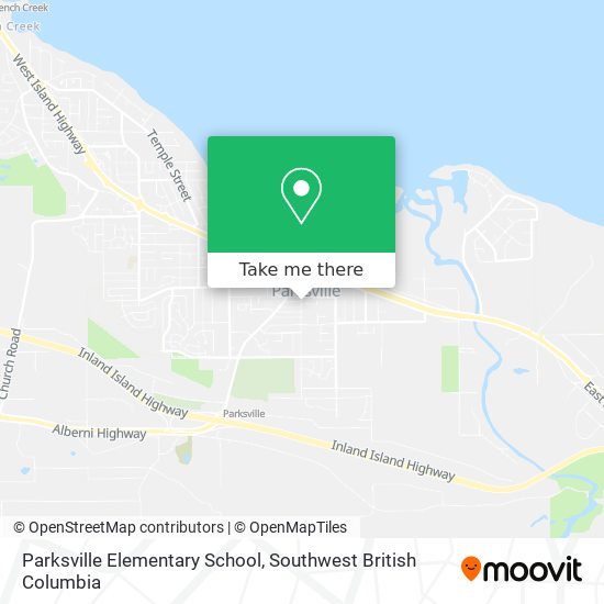 Parksville Elementary School map