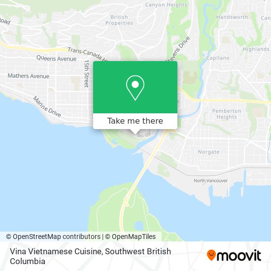 Vina Vietnamese Cuisine map