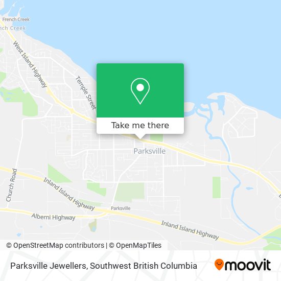 Parksville Jewellers map