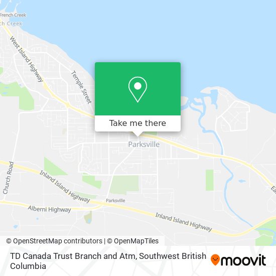 TD Canada Trust Branch and Atm map