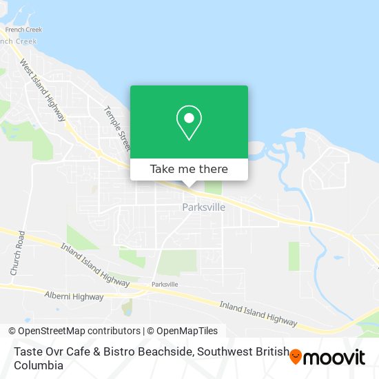 Taste Ovr Cafe & Bistro Beachside plan