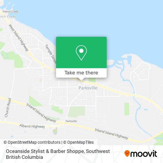 Oceanside Stylist & Barber Shoppe map