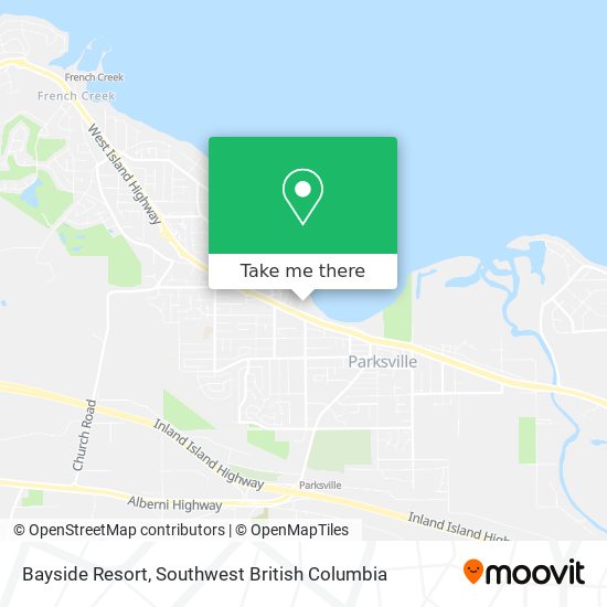 Bayside Resort map