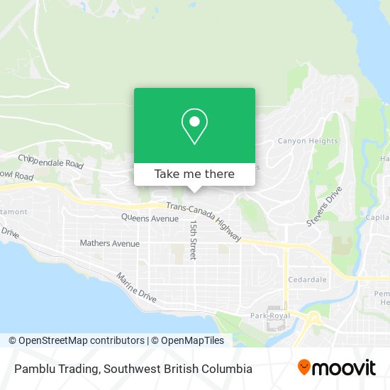 Pamblu Trading map