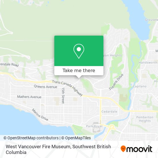 West Vancouver Fire Museum map