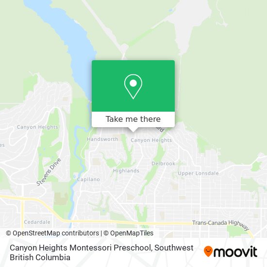 Canyon Heights Montessori Preschool map