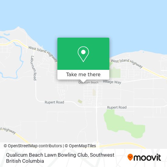 Qualicum Beach Lawn Bowling Club plan