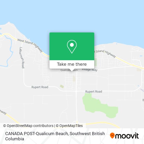 CANADA POST-Qualicum Beach map