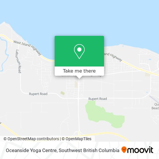 Oceanside Yoga Centre map