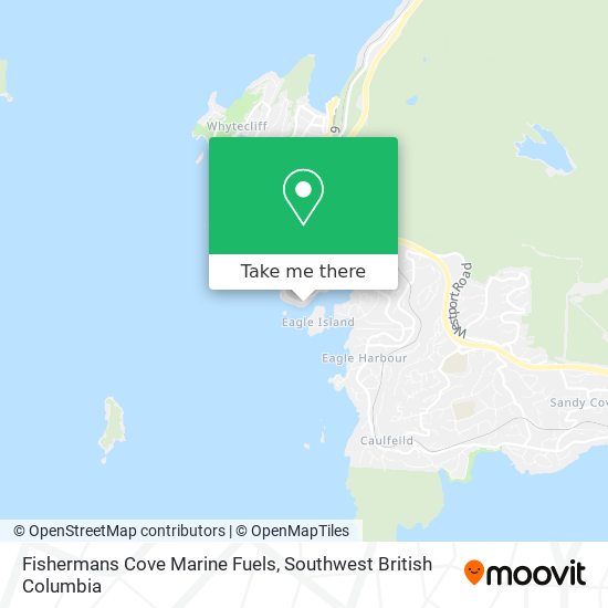 Fishermans Cove Marine Fuels map
