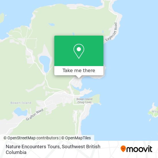 Nature Encounters Tours map