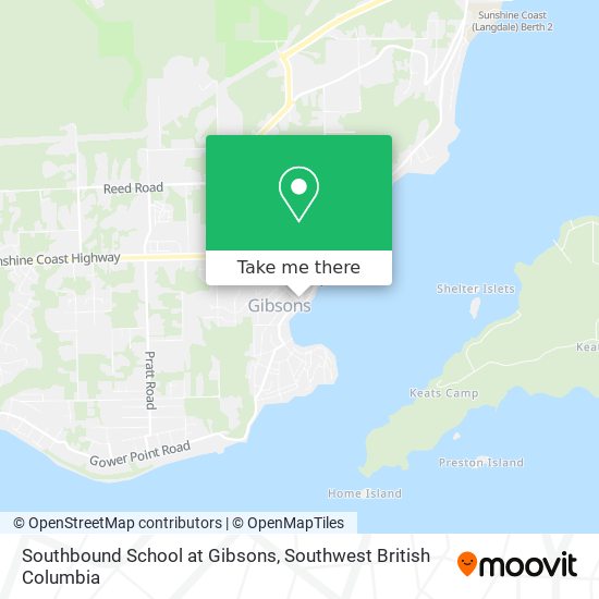 Southbound School at Gibsons plan