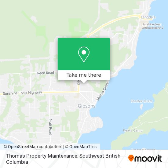 Thomas Property Maintenance map