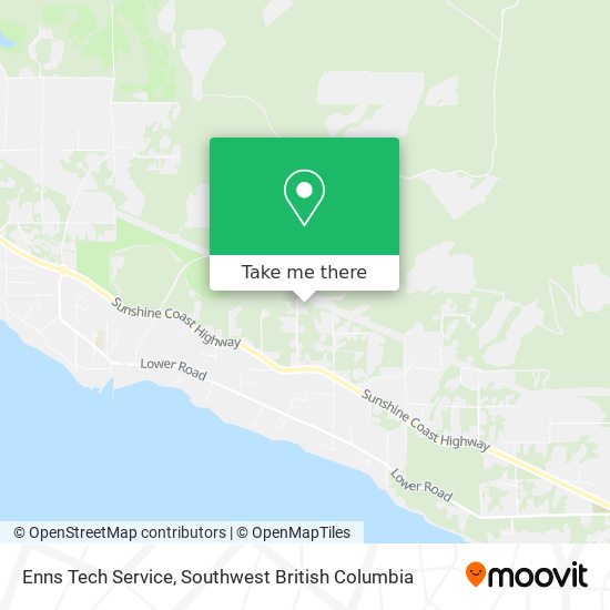 Enns Tech Service map