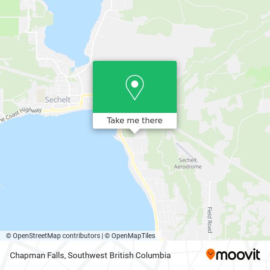 Chapman Falls map