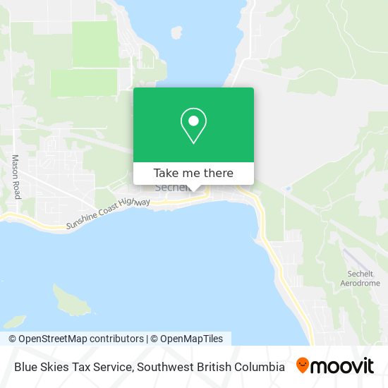 Blue Skies Tax Service map