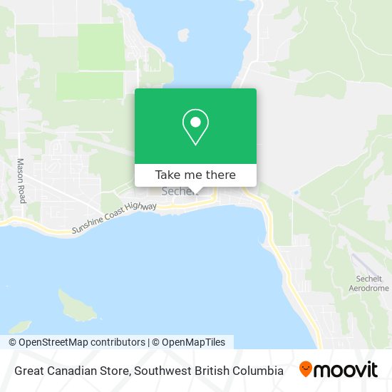 Great Canadian Store map