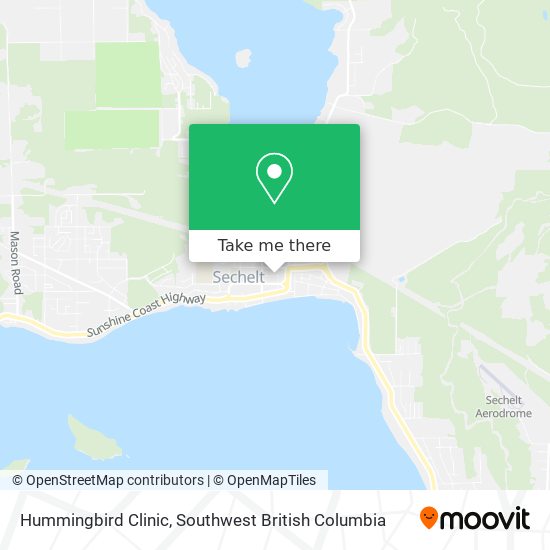 Hummingbird Clinic map